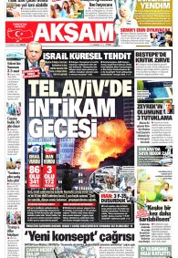 AKŞAM Gazete Manşeti