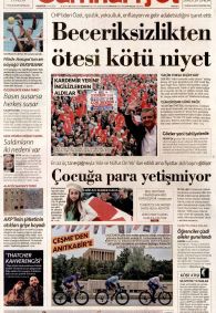 Cumhuriyet Gazetesi Gazete Manşeti