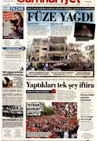 CUMHURİYET Gazete Manşeti