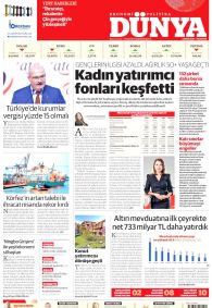 Dünya Gazetesi Gazete Manşeti