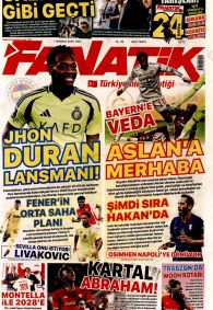 FANATİK Gazete Manşeti