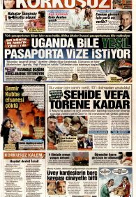 KORKUSUZ Gazete Manşeti