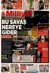 MİLLİYET Gazete Manşeti