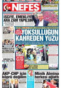 Nefes Gazetesi Gazete Manşeti