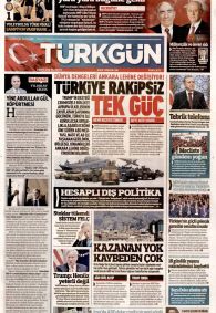 Türkgün Gazetesi Gazete Manşeti