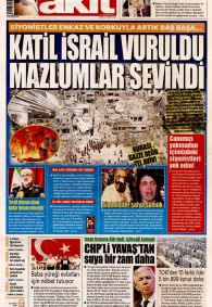 YENİ AKİT Gazete Manşeti