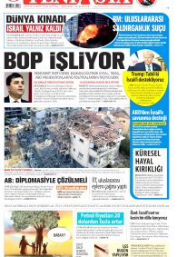 YENİ ASYA Gazete Manşeti