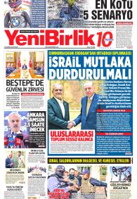 YENİBİRLİK Gazete Manşeti